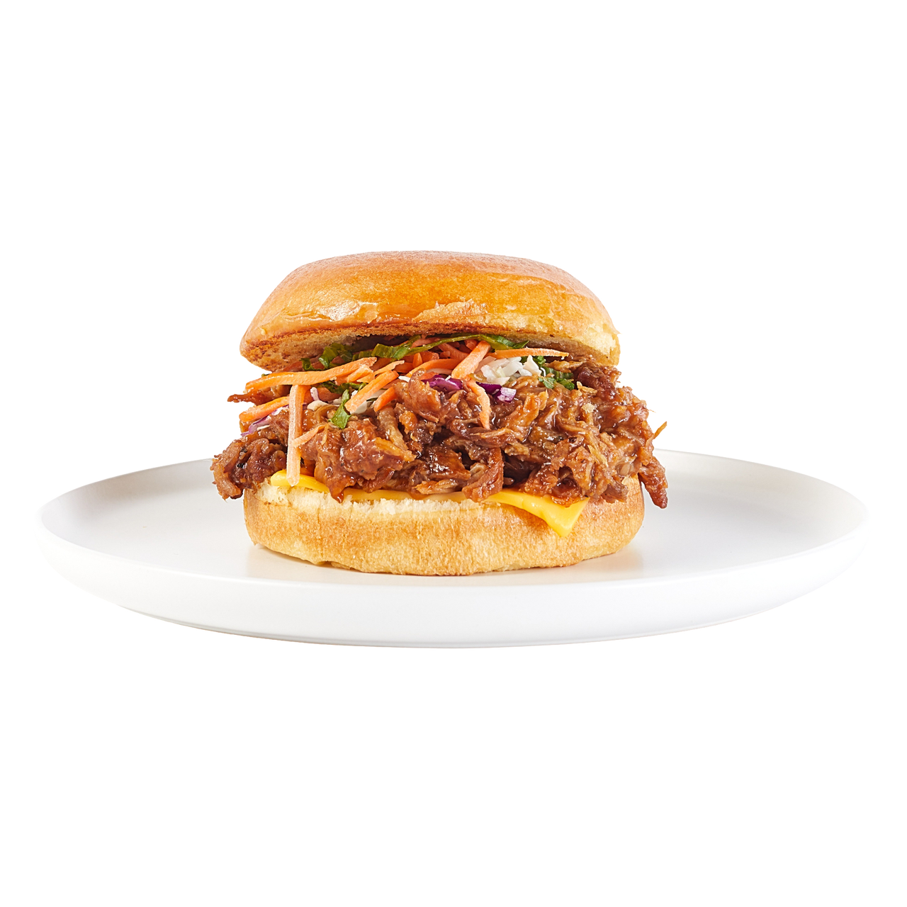 Pulled pork sandwich BBQ